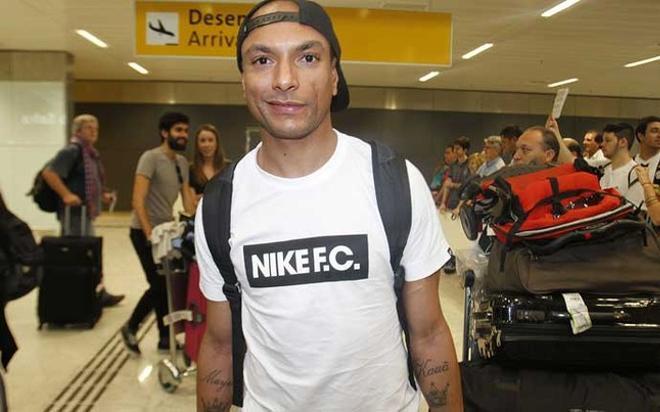 Ari Santos, jugador del Barça de fútbol sala, viajó con sus compatriotas