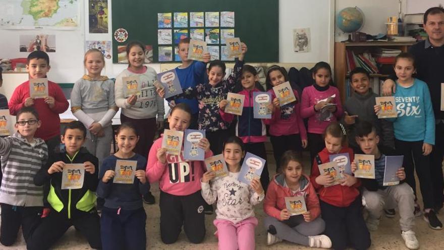 Alumnos de 3º de Primaria del colegio Santa Isabel que han recibido la charla de Cambio Climático