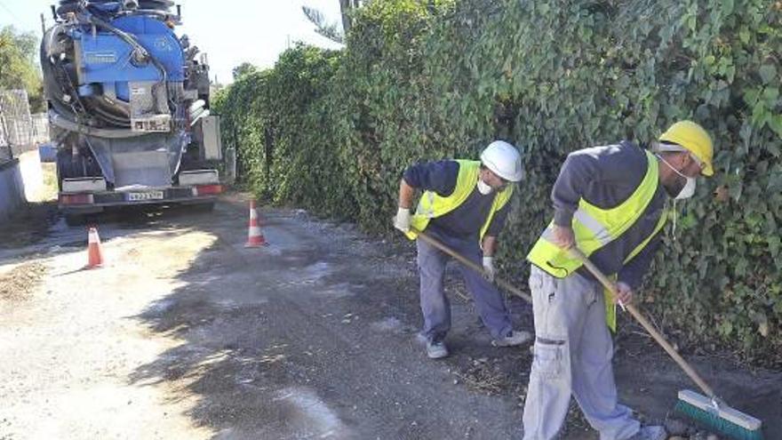 El alcantarillado en Peña de  las Águilas, pendiente del Gobierno central para avanzar