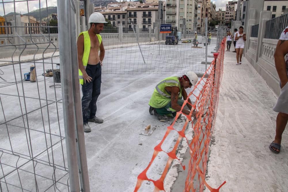 Amianto en el puente de San Jorge de Alcoy