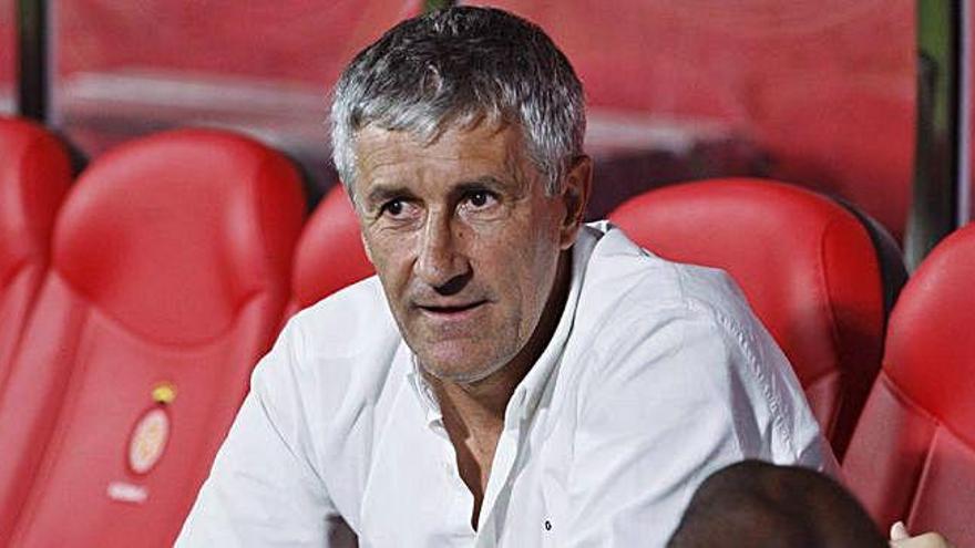 Quique Setién: «El Girona sempre ens ha complicat»