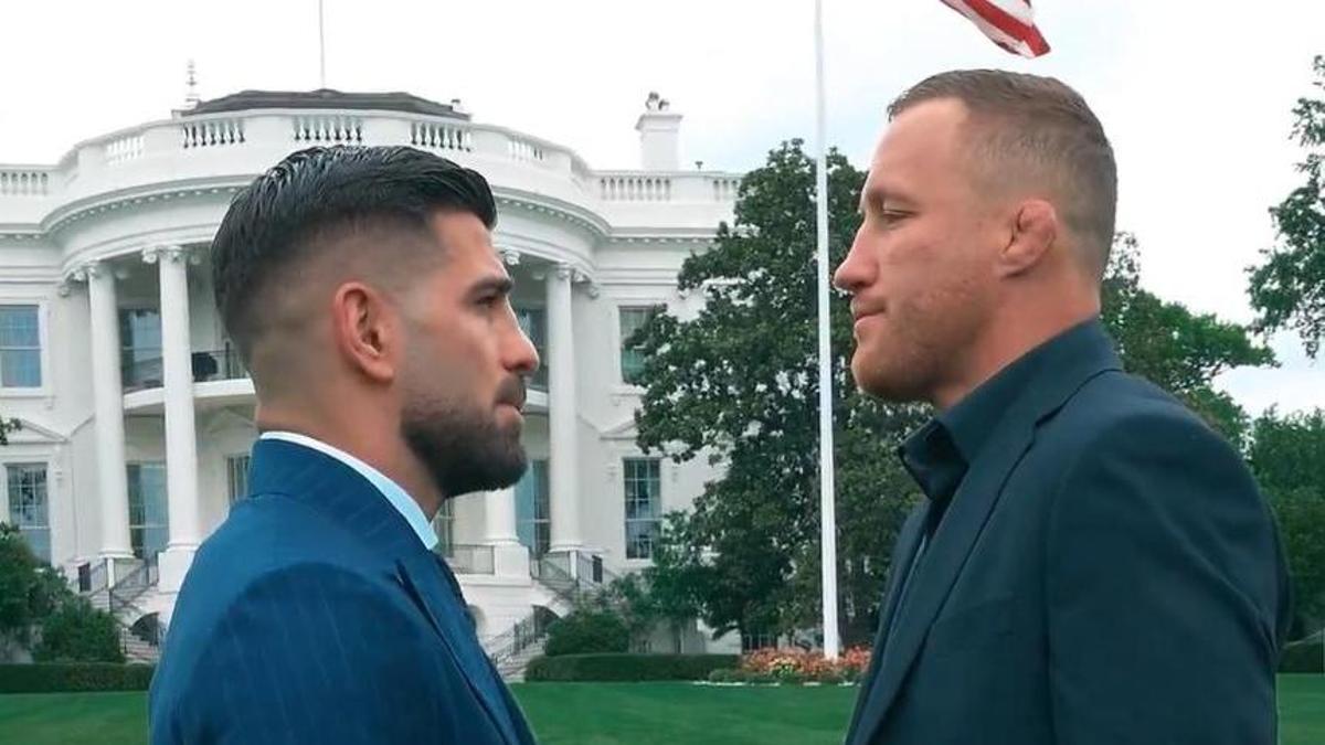 Dónde ver la rueda de prensa de Ilia Topuria y Justin Gaethje en la UFC hoy en directo y gratis por streaming