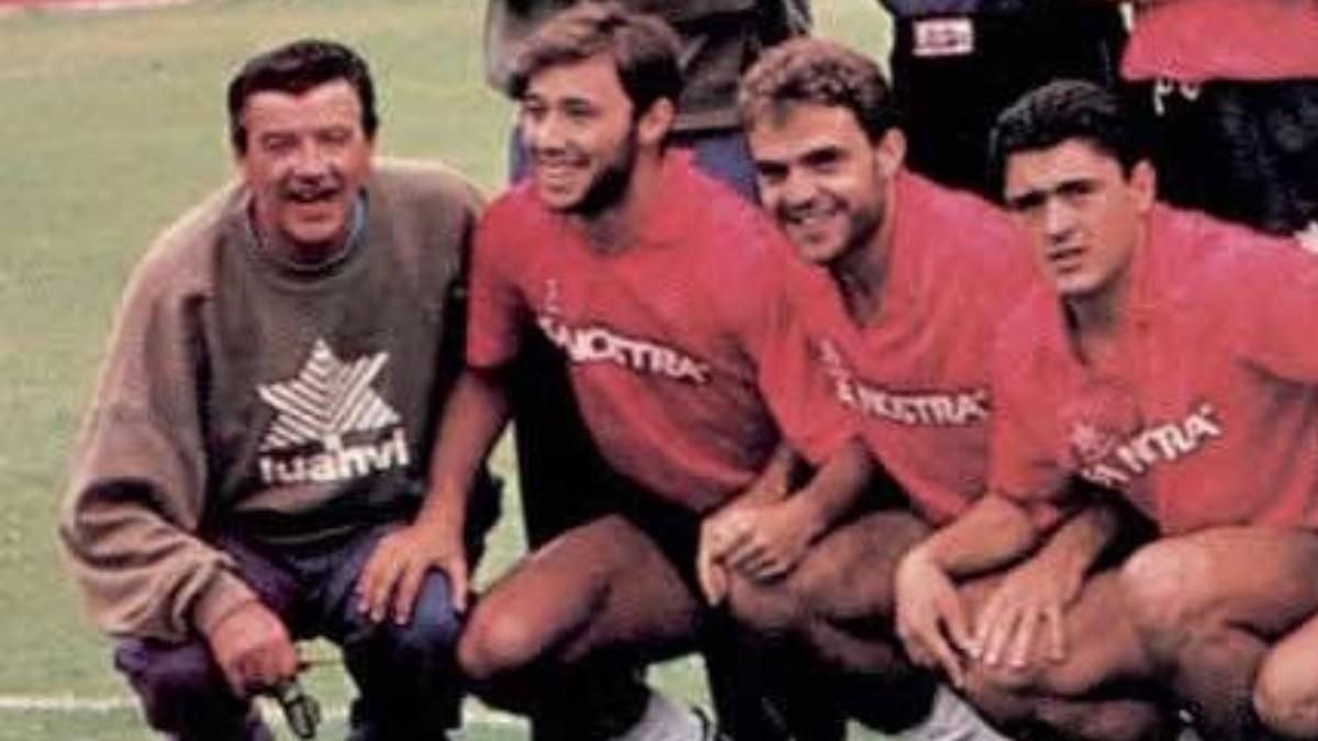 Fradera y Pedraza coincidieron en el Barça y en el Mallorca