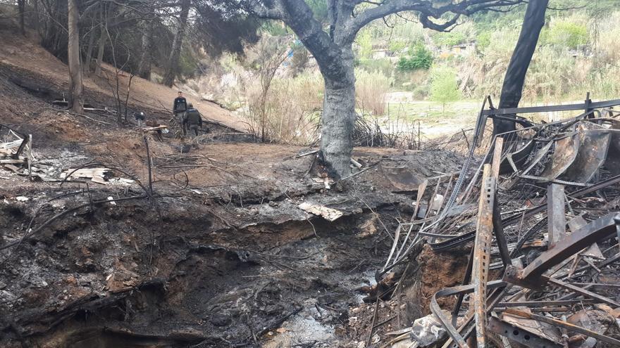 Denuncien l’autor d’un incendi forestal a Olesa de Montserrat