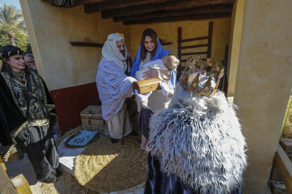 Los Reyes Magos en el Belén Viviente de Elche