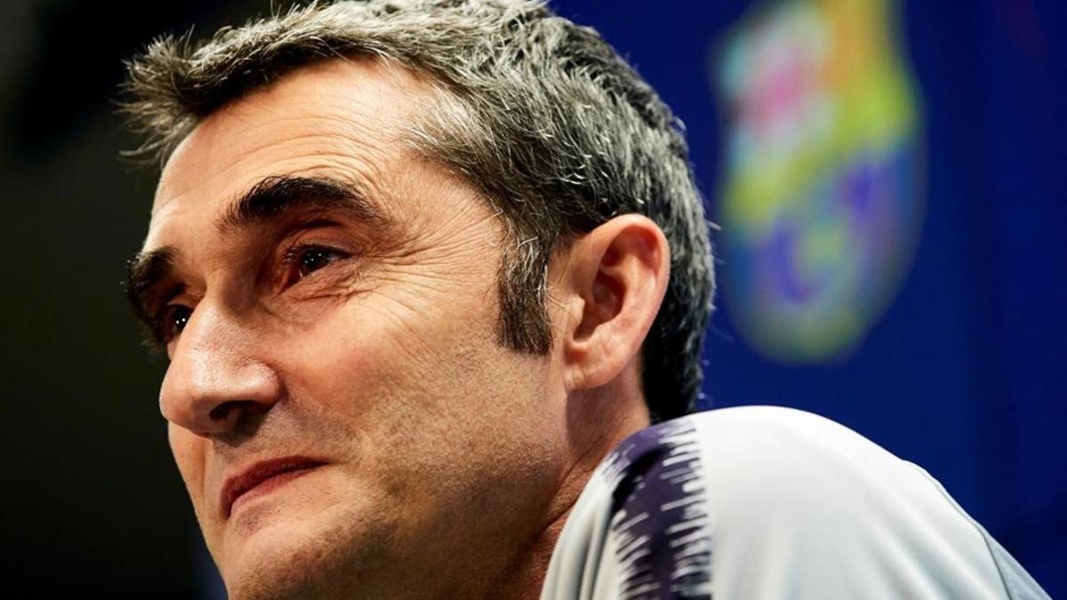 Valverde, en la rueda de prensa previa a la visita al Alavés.