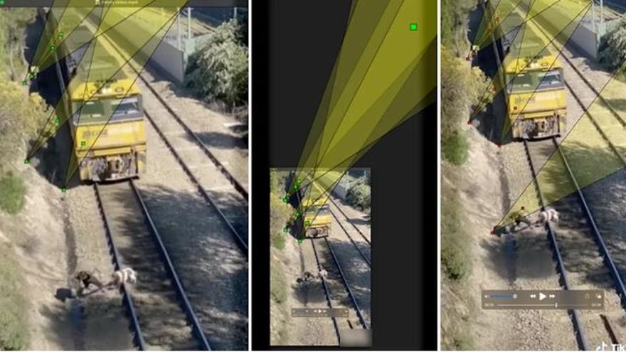 El vídeo del hombre que se juega la vida delante de un tren para salvar a un perro es un fake