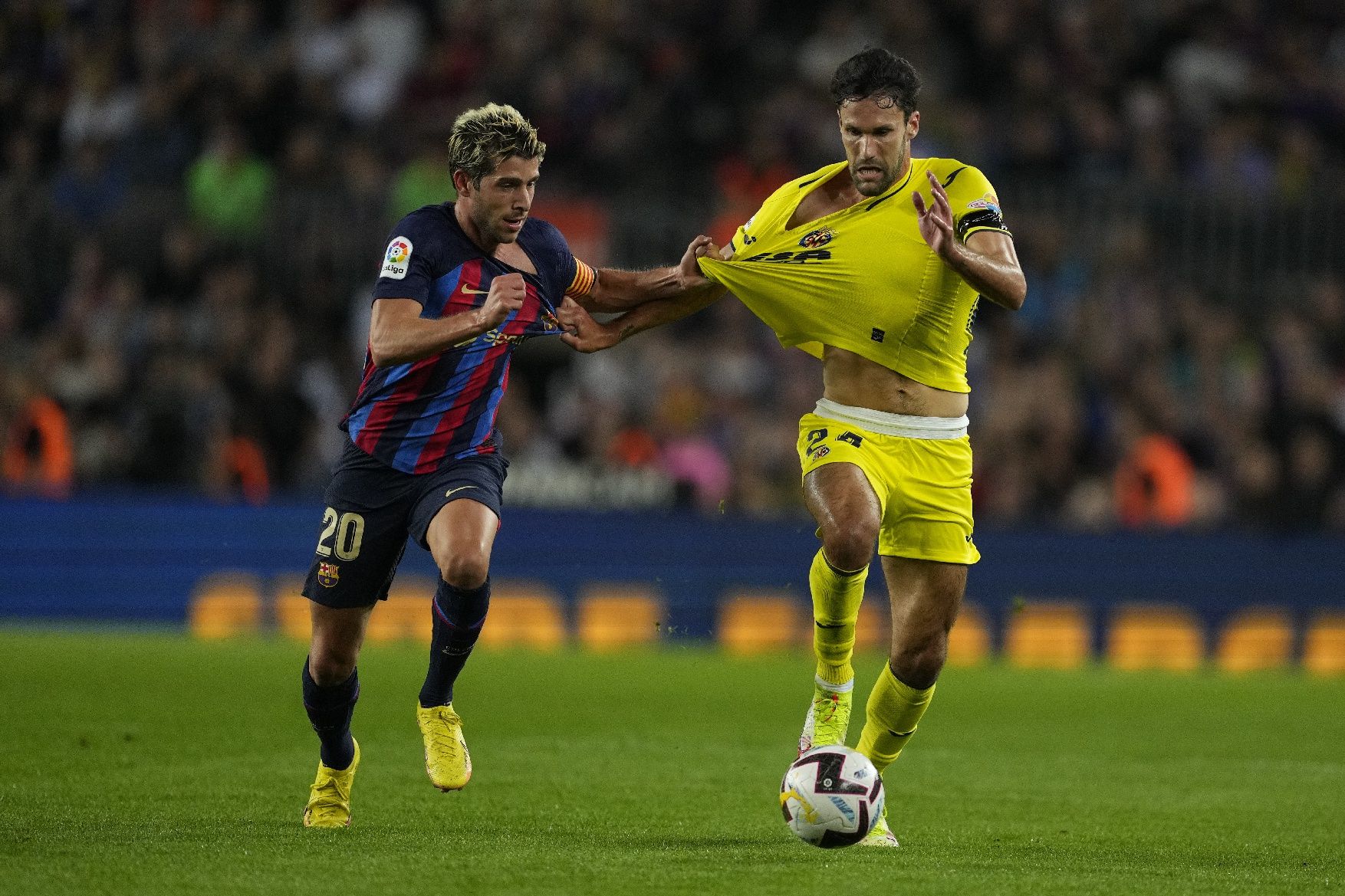 El Barça - Vila-real, en imatges