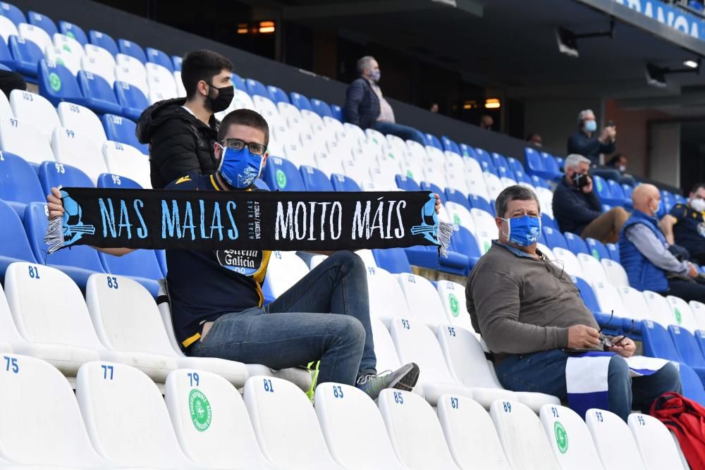 1º partido de la era Covid con público en Riazor