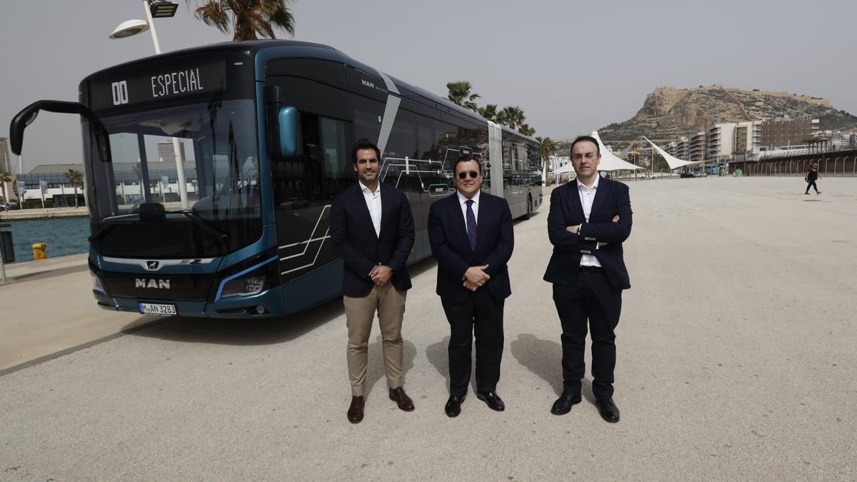 Alicante se convierte en banco de pruebas europeo para el autobús urbano  del futuro - Información