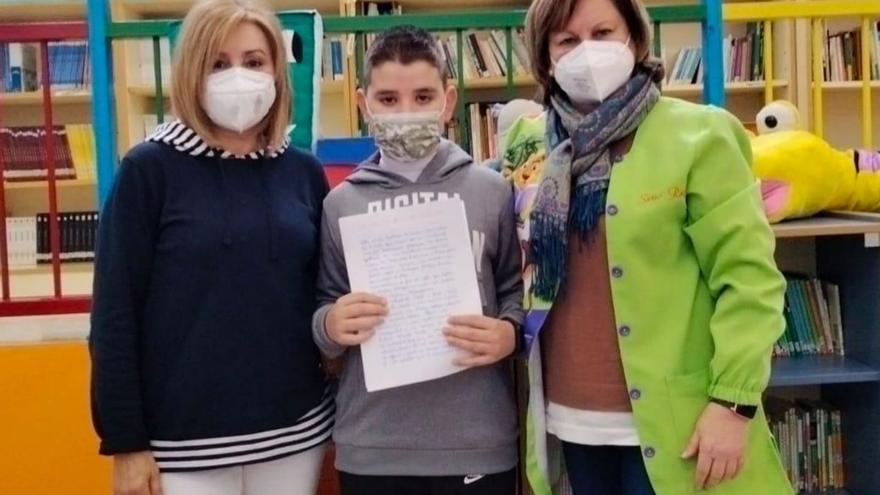 Un alumno peñarriblense gana un concurso literario regional