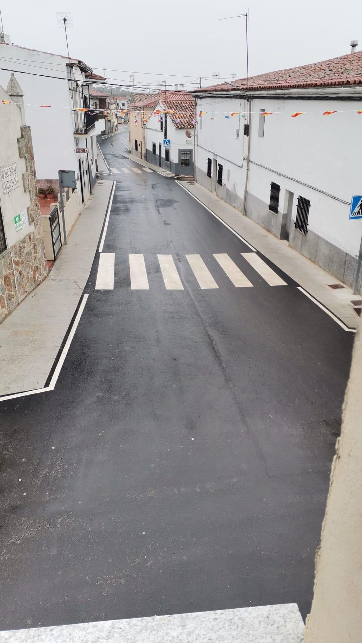 Calle Calzada Real de Aldehuela del Jerte.