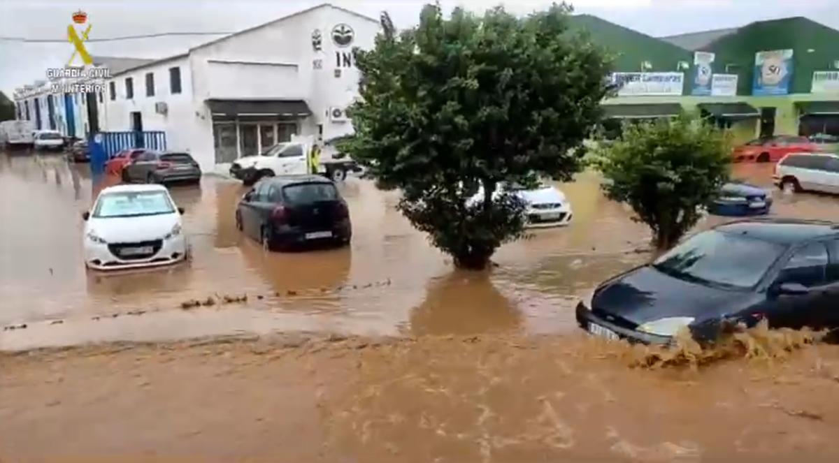 Inundaciones en Lepe