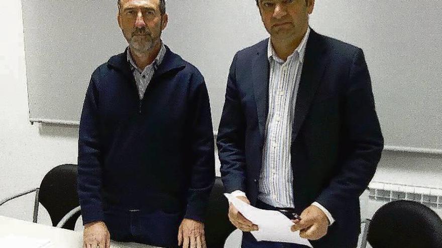 Xosé Manuel Fenrández Abraldes y José Sanmartín. // Rafa Vázquez
