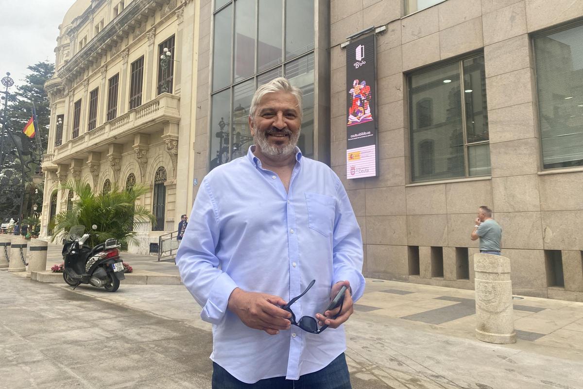 Nayim, en una imagen reciente en Ceuta.