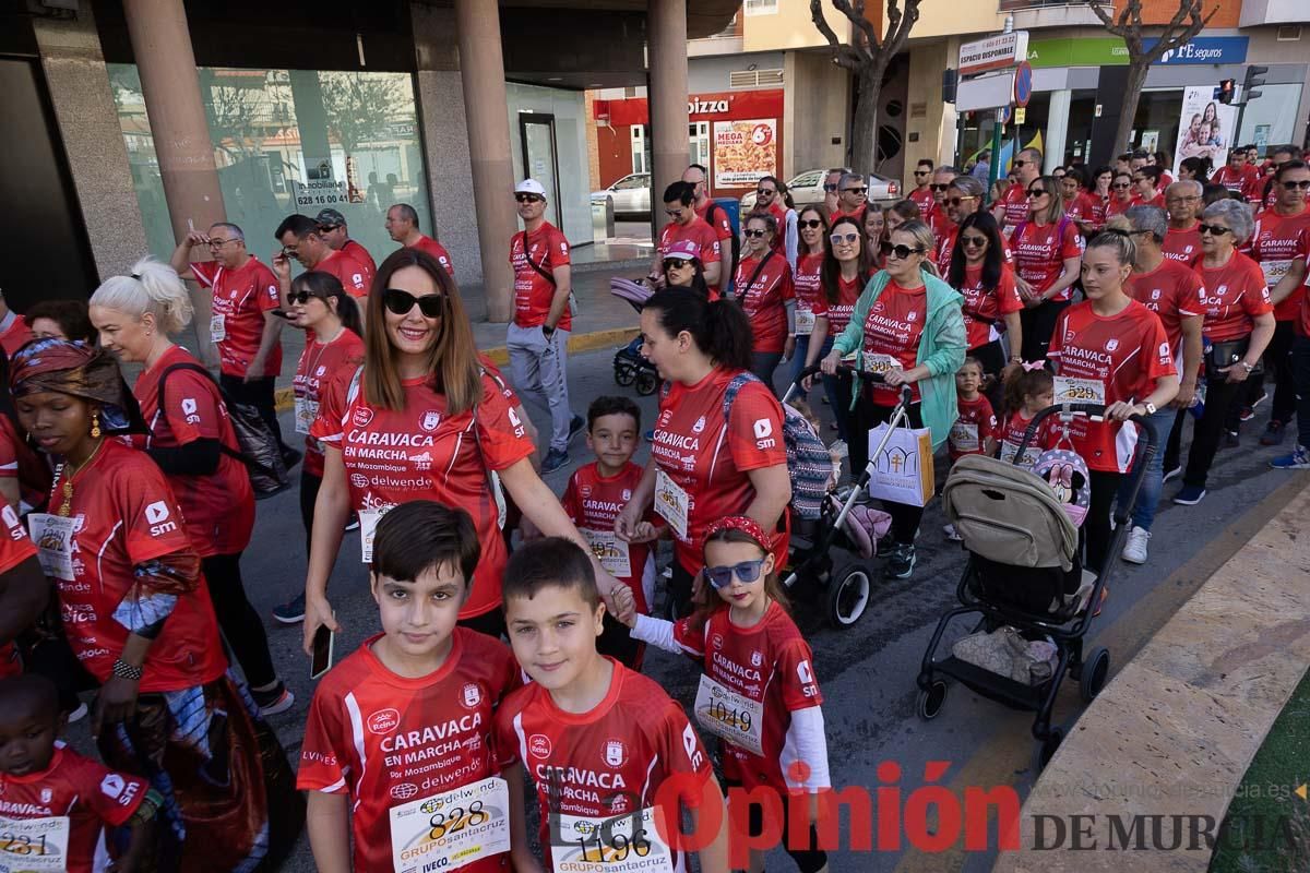Marcha de la ONG Delwende en Caravaca