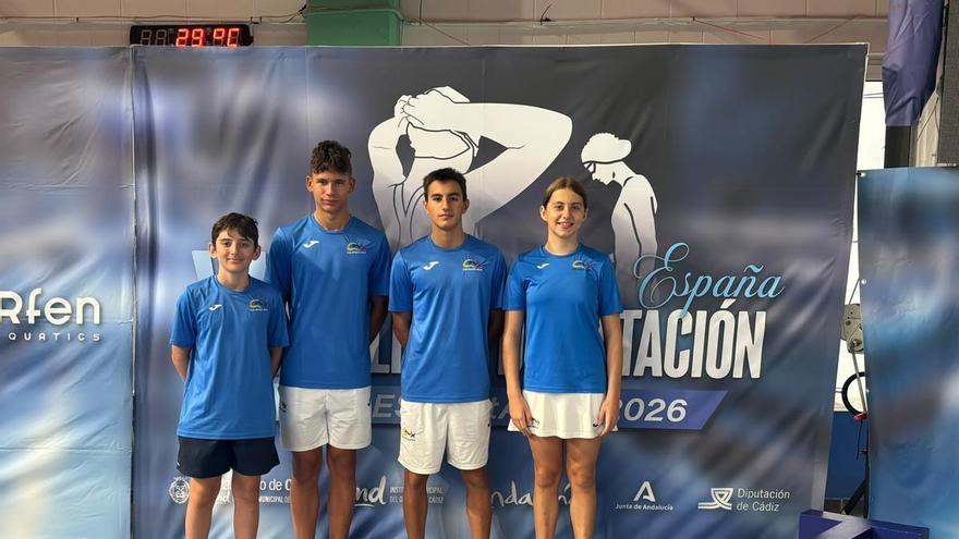 Un oro y tres platas para el Natació Xàtiva en el Campeonato de España Alevín