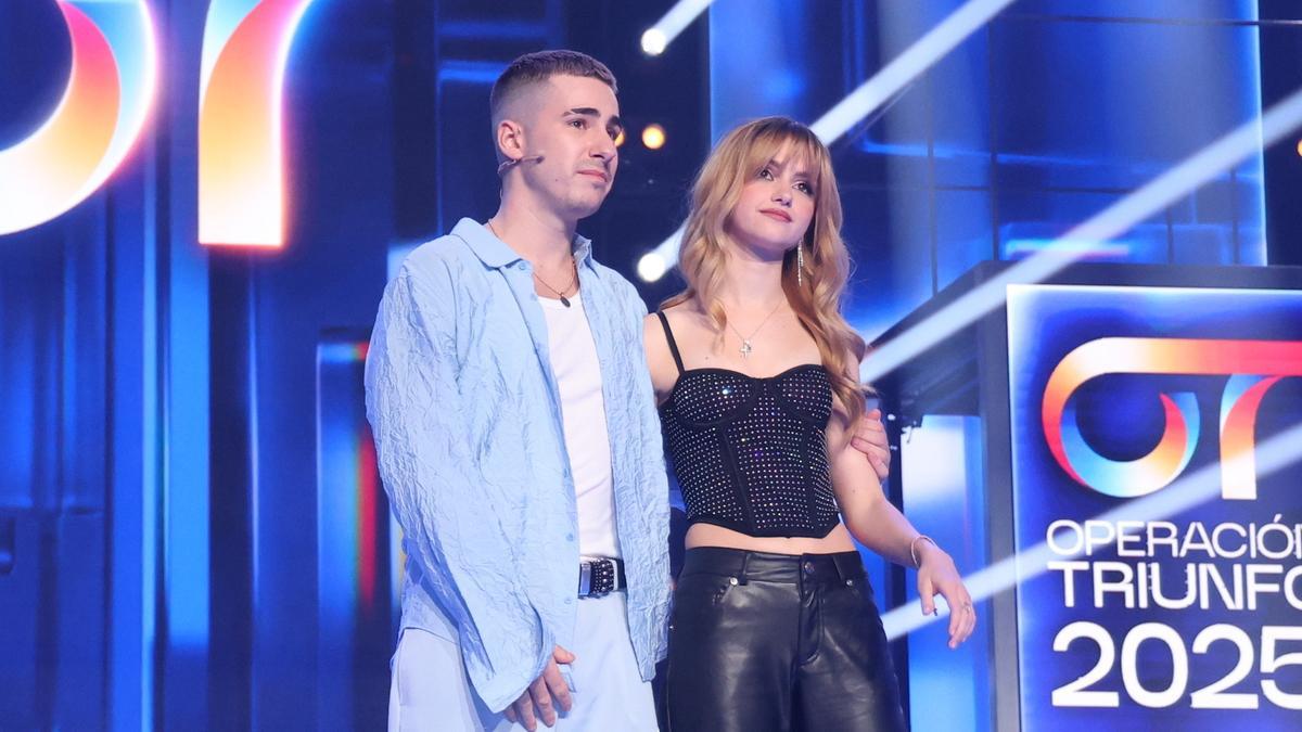 Guille Toledano y Lucía Casani, al borde de la expulsión en 'OT 2025'