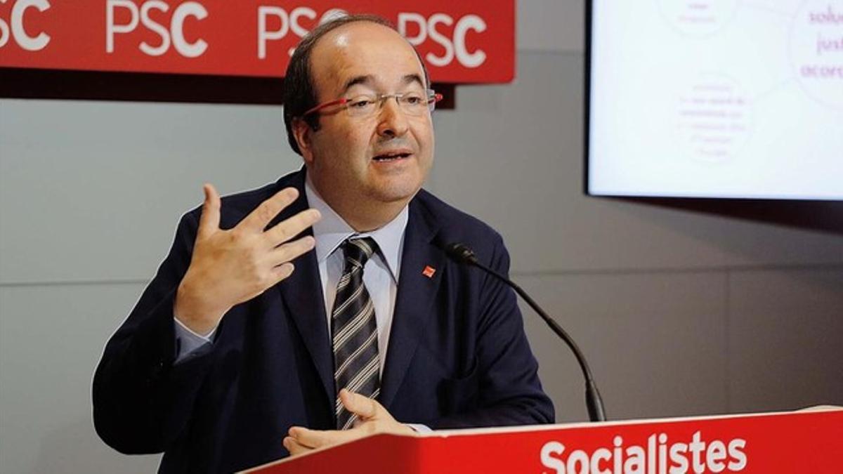 Miquel Iceta, primer secretario del PSC.