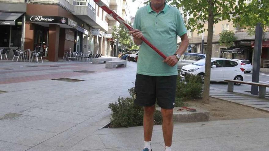 El director deportivo de la Federación Gallega de Hockey, Tito PIñeiro. // Jesús Regal