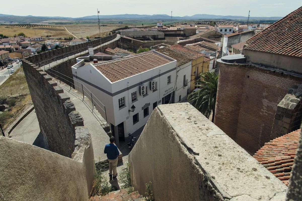 La muralla de Galisteo.