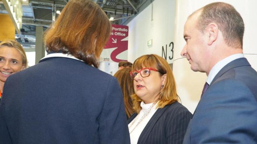 El presidente del Consell de Formentera, Jaume Ferrer, en la World Travel Market de Londres.