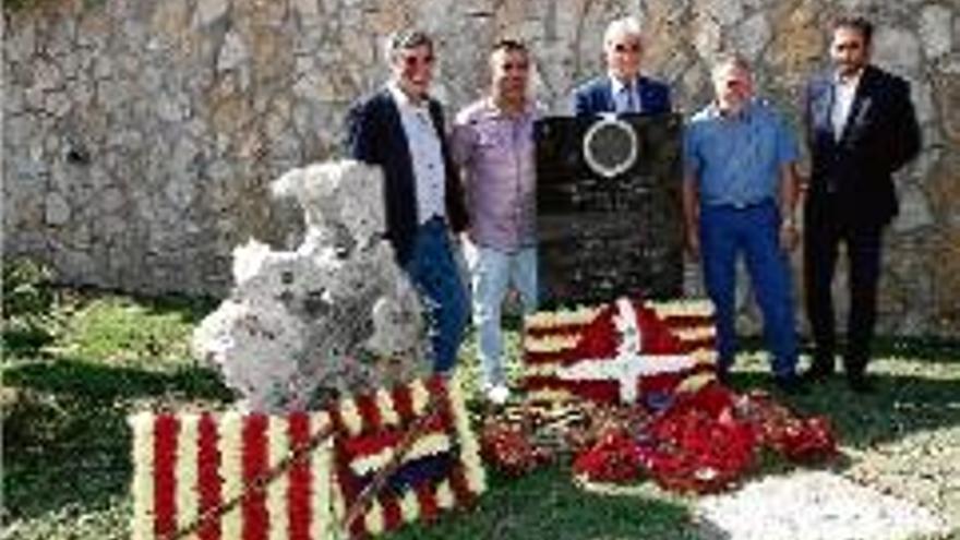 Blanes Hissada de bandera i ofrena floral a Lluís Companys