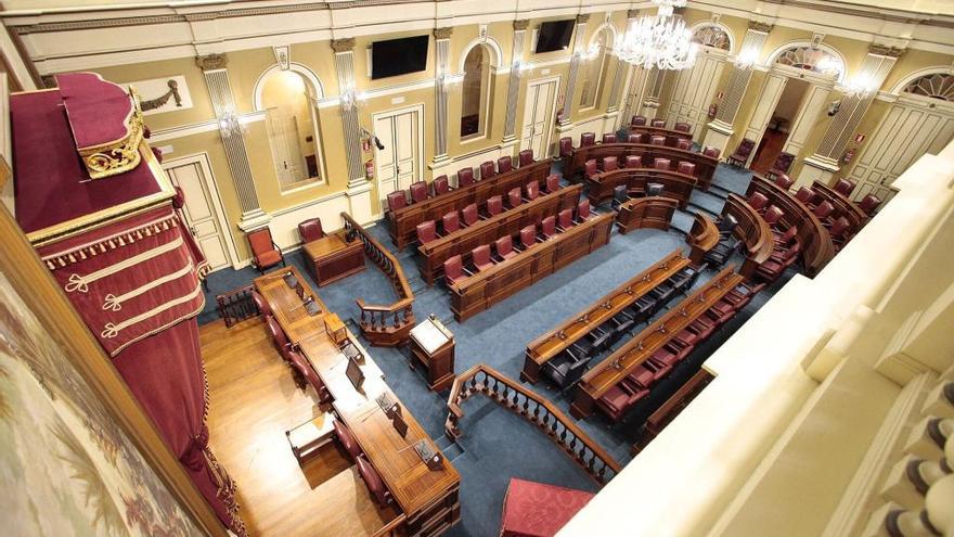 Imagen del hemiciclo del Parlamento tras la reforma realizada.