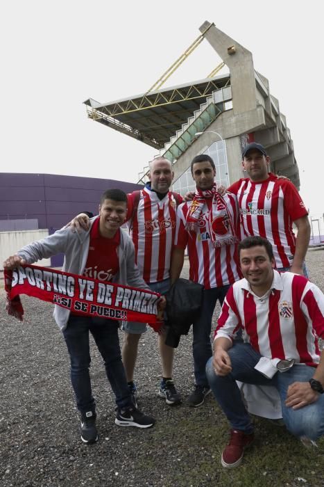 La Mareona en Valladolid para el play off del Sporting