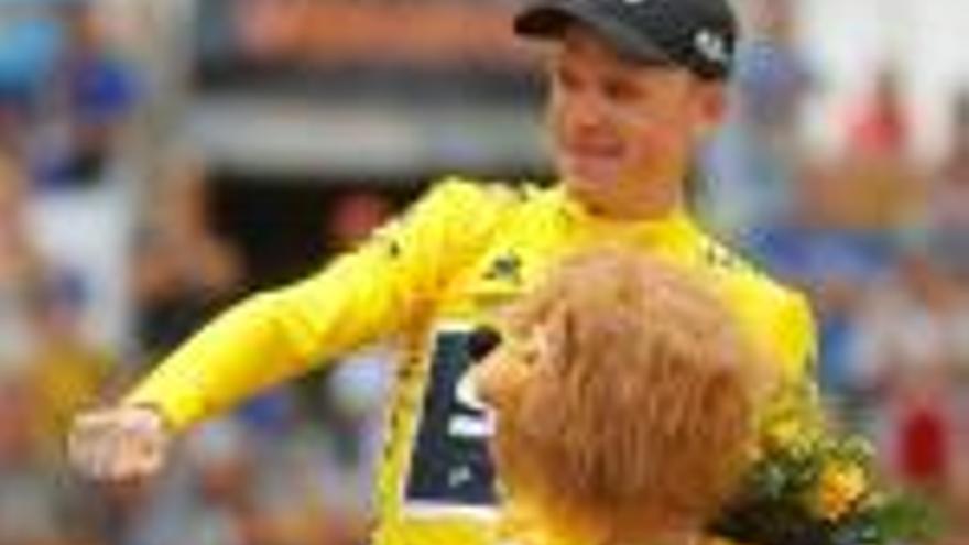 Froome, pletòric després de la contrarellotge.