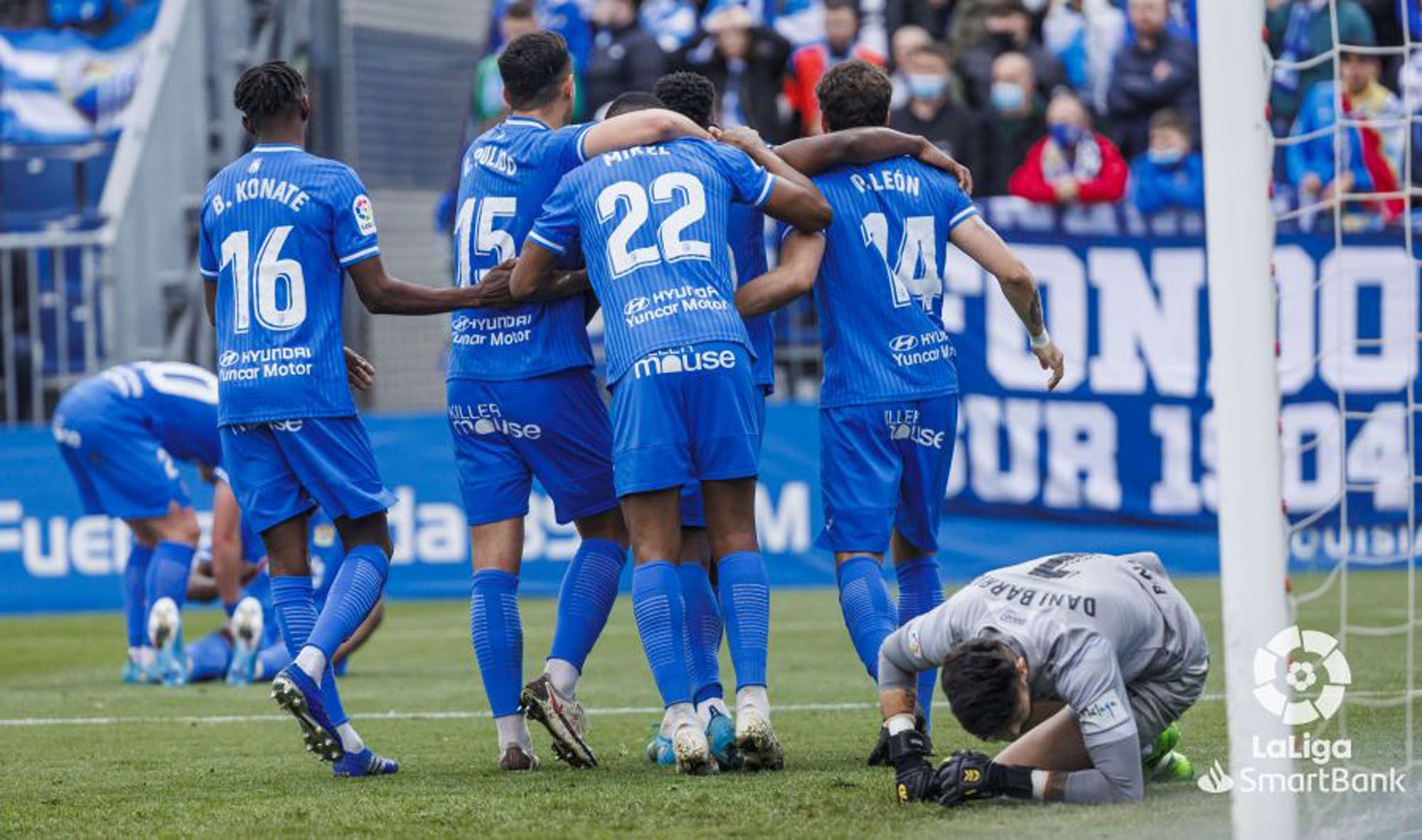 Las imágenes del Fuenlabrada - Málaga CF de LaLiga SmartBank