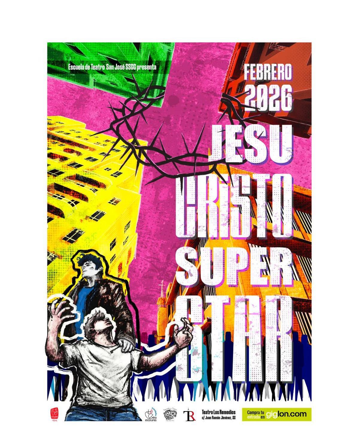 Anuncio representación "Jesucristo Superstar"