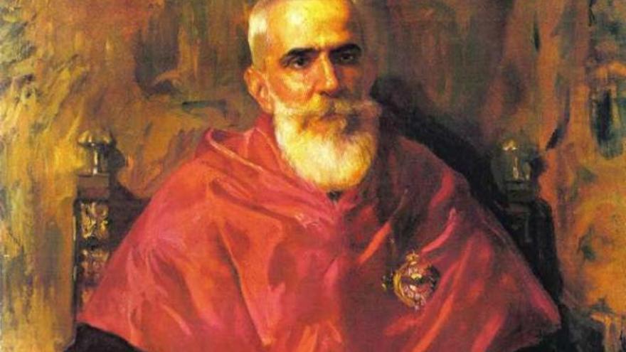 Rafael Altamira, pintado por Sorolla.