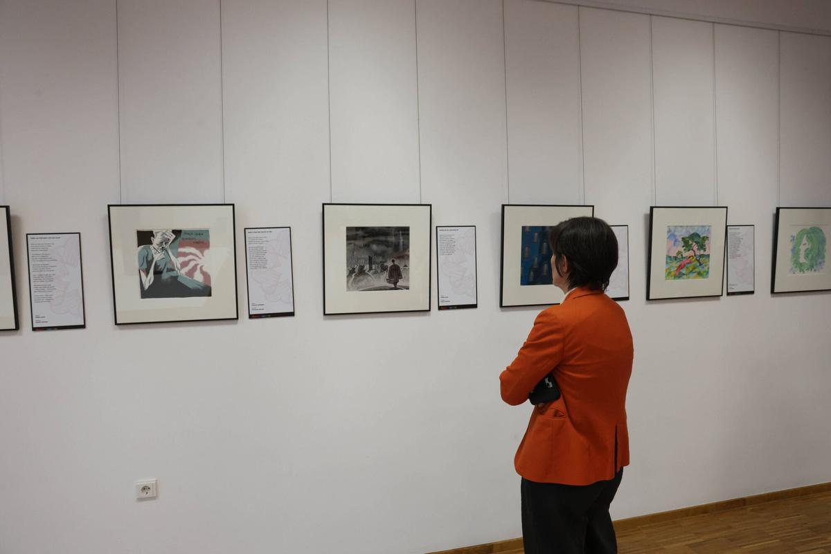 A Deputación leva a Vigo «Rosalía Ilustrada», unha exposición con 35 obras que reinterpretan a autora desde a arte gráfica