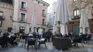 El Ayuntamiento de Zaragoza estudiará si hay terrazas de bares que dañan el patrimonio en el Casco