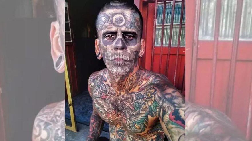 El hombre más tatuado del mundo cambia su imagen: "Me sentía un animal de circo"
