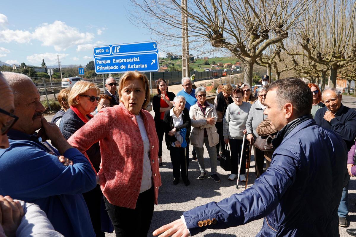 Así reciben en Trasona el avance de las obras de las pantallas ...