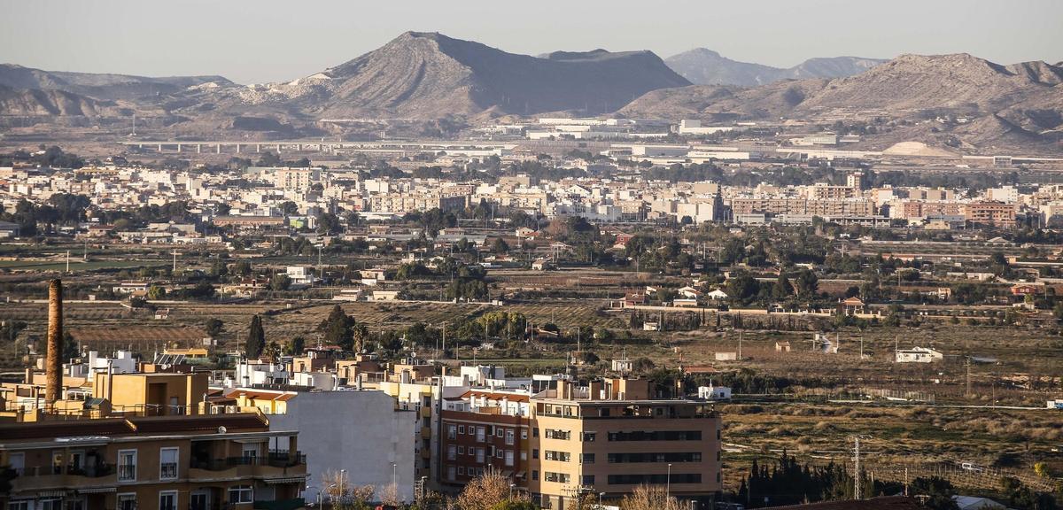 Vista panorámica de Aspe, en una imagen de archivo.
