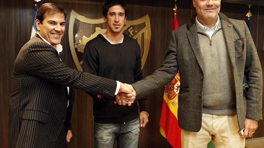 Pablo Pérez, junto a Vicente Casado y Mario Husillos.