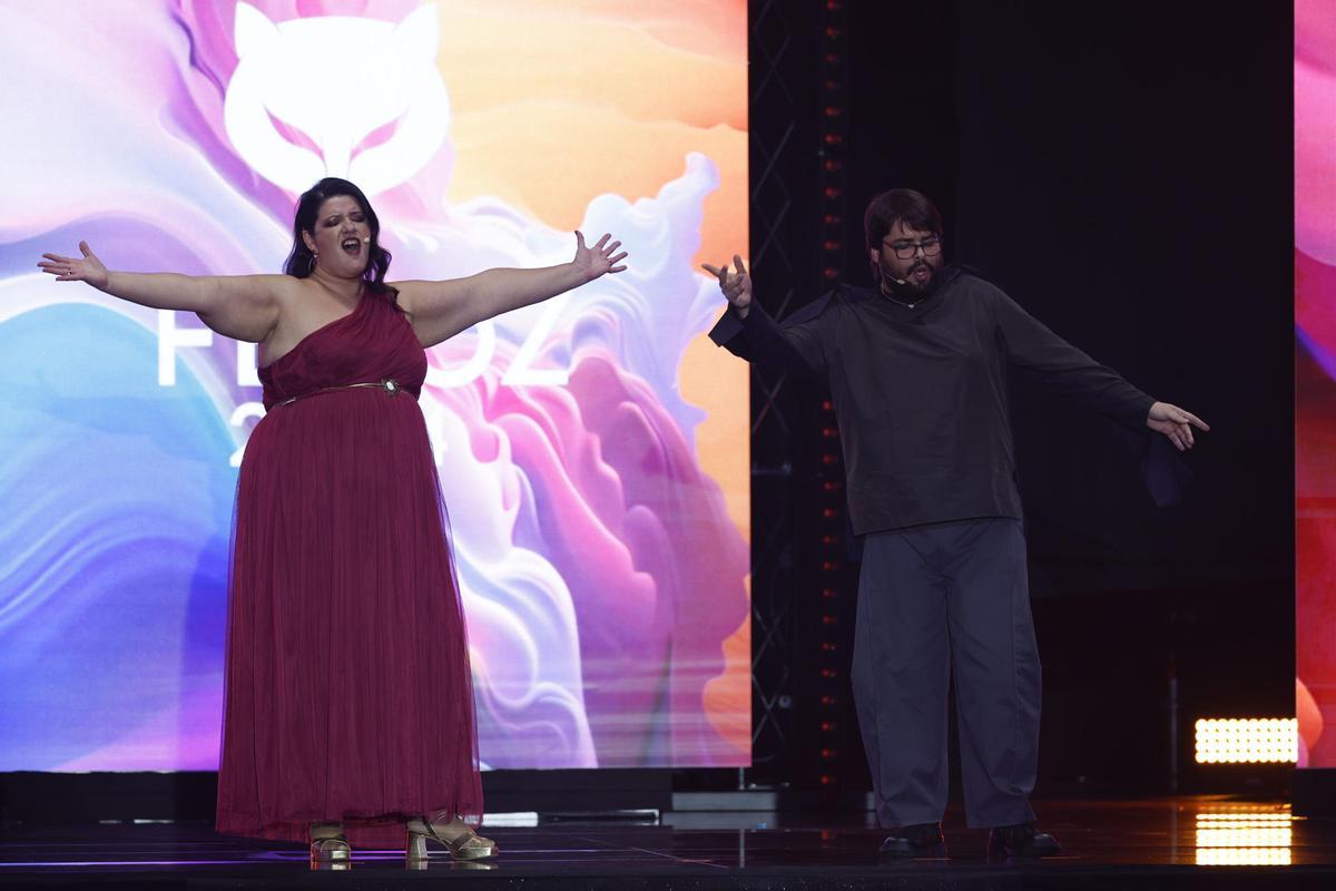 Los actores Coria Castillo y Brays Efe presentan la gala de la undécima edición de los Premios Feroz.