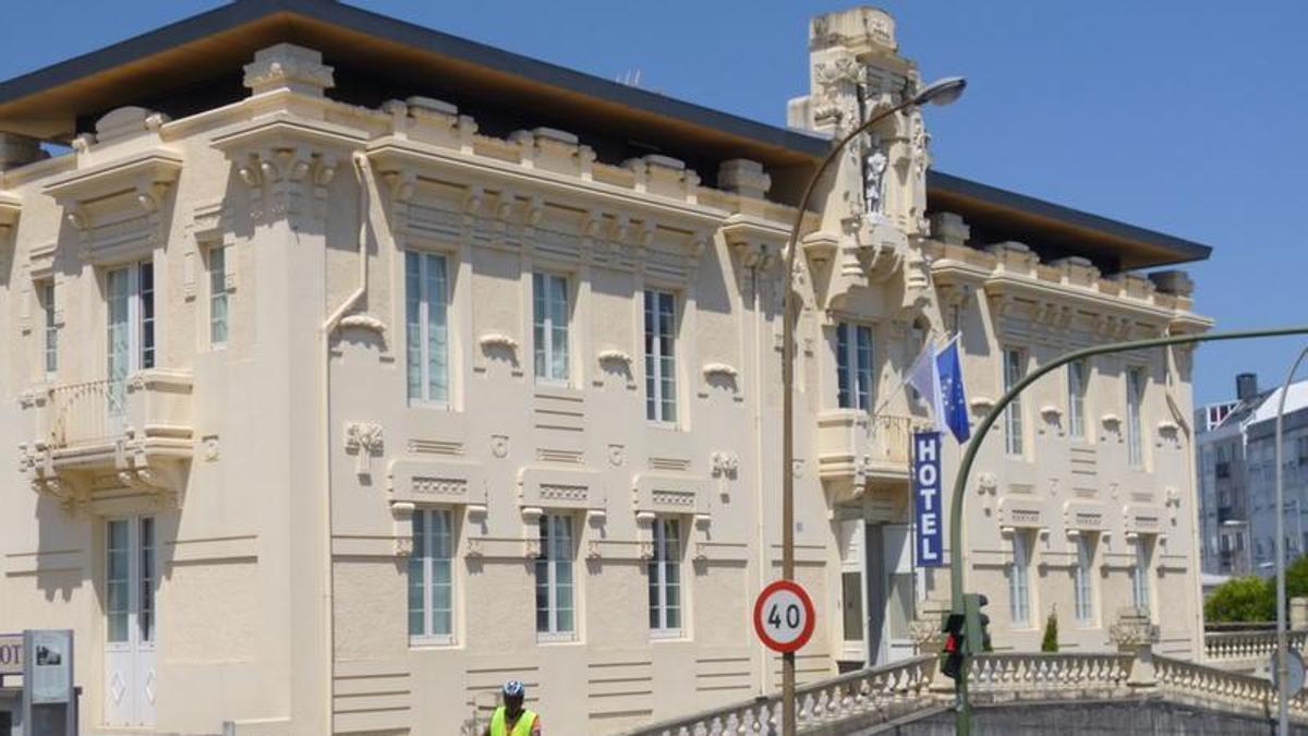 Hotel San Roque, en Betanzos.