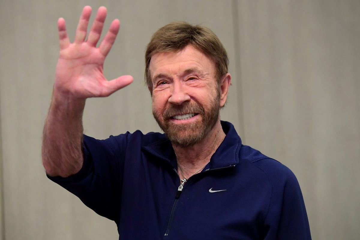 El actor estadounidense Chuck Norris