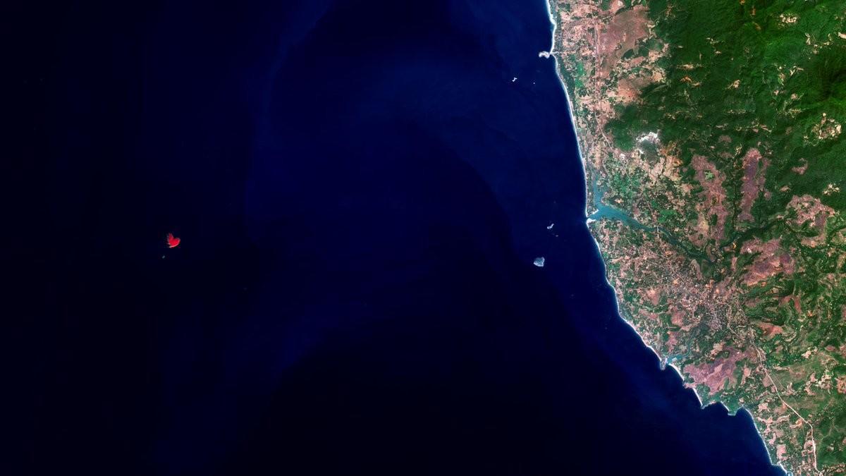 La ESA capta desde el espacio una isla con forma de corazón