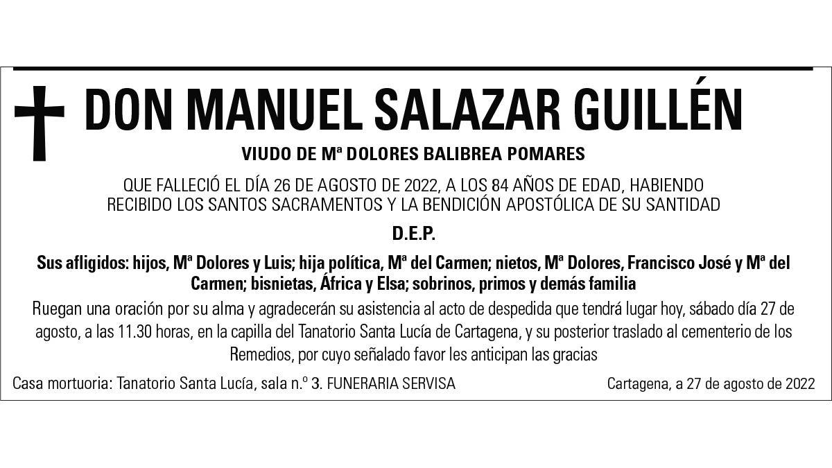 D. Manuel Salazar Guillén