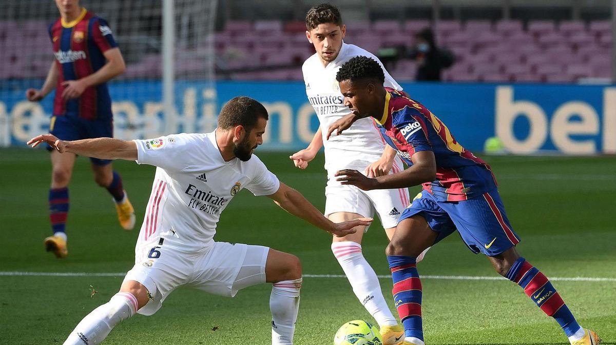 El 1x1 de los jugadores del Barça al descanso