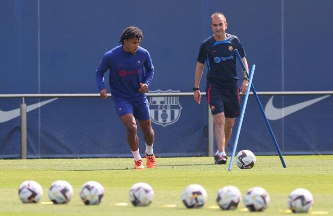 Las divertidas anécdotas del último entrenamiento del Barça