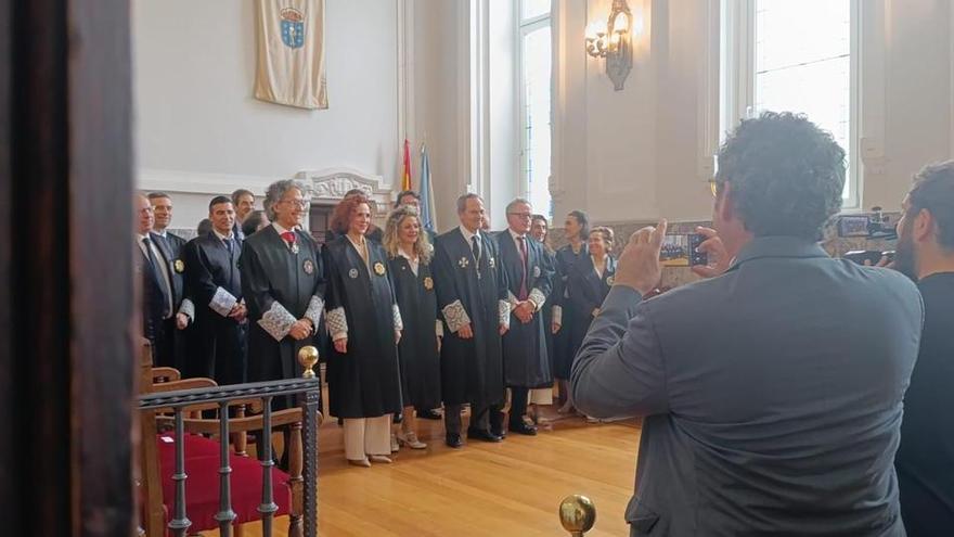La imagen más discreta de García Ortiz: emocionado y en segu