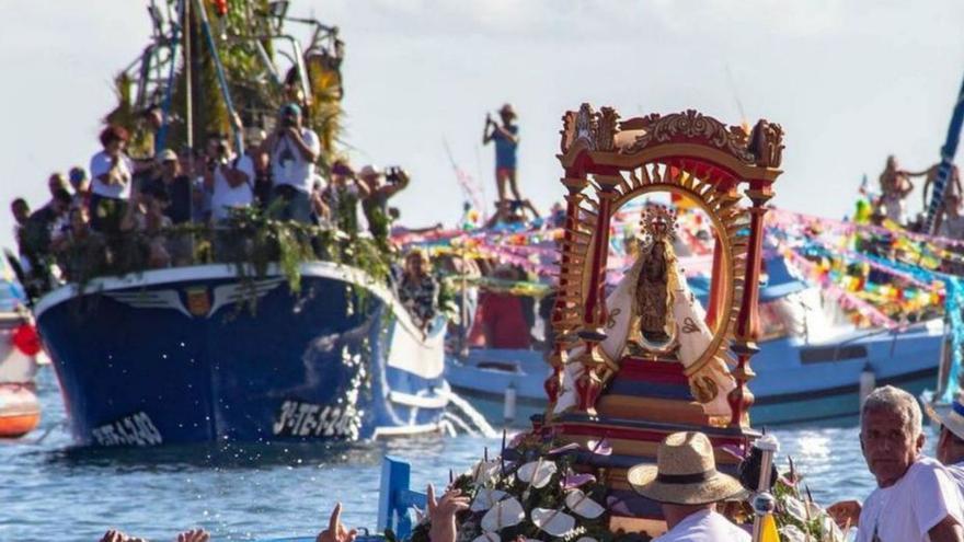 La Virgen de Guadalupe se embarca en el día grande de las Fiestas Lustrales