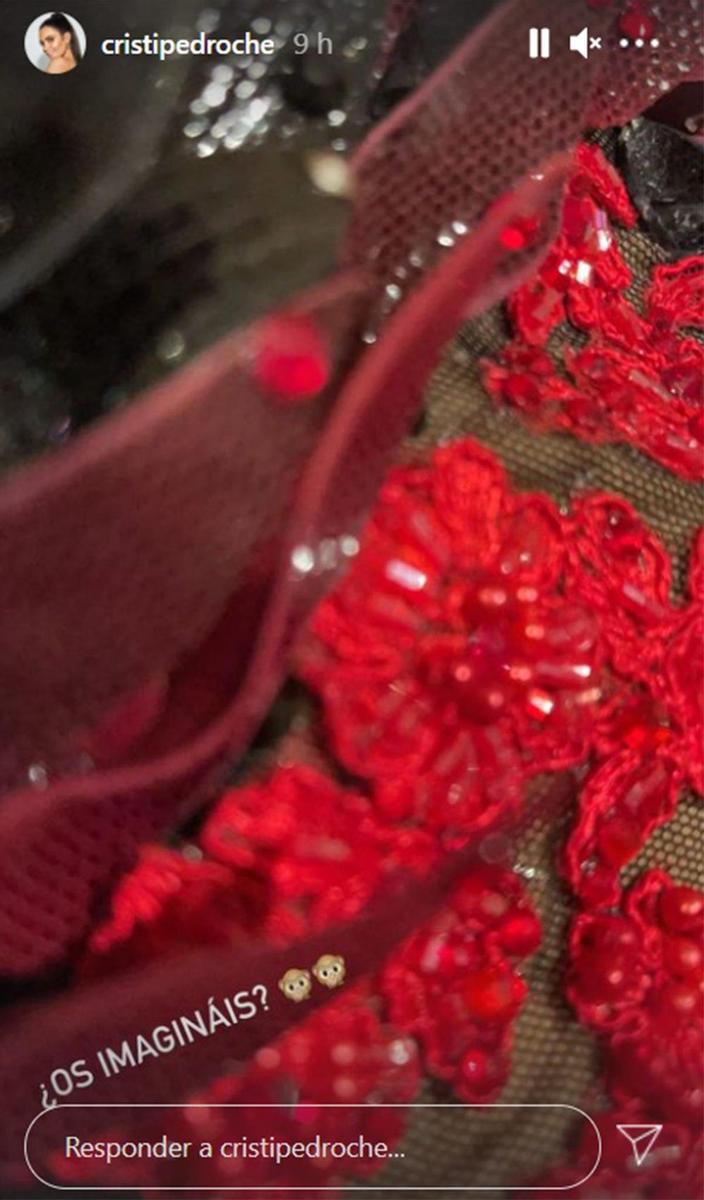 Detalle del vestido de Cristina Pedroche
