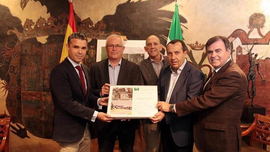 José Bernal, Rafael Piña, Manuel Osorio, Ruiz Espejo y Fernández España.